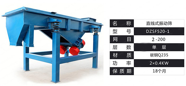 直線振動篩層數(shù)、精度、功效的講析